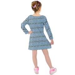 Kids  Long Sleeve Velvet Dress 