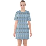  Sixties Short Sleeve Mini Dress