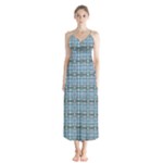  Button Up Chiffon Maxi Dress