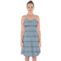 Ruffle Detail Chiffon Dress 