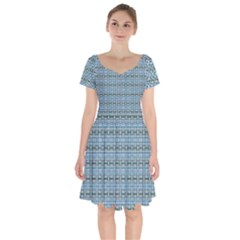 Short Sleeve Bardot Dress 