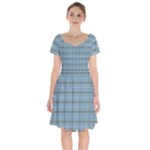  Short Sleeve Bardot Dress