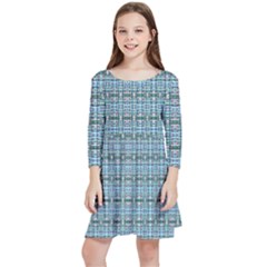 Kids  Quarter Sleeve Skater Dress 