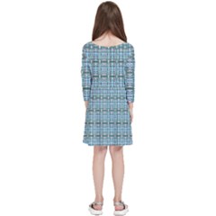 Kids  Quarter Sleeve Skater Dress 