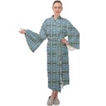  Maxi Velour Kimono