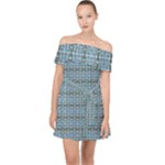  Off Shoulder Chiffon Dress