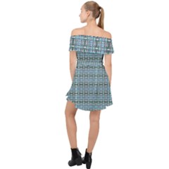 Off Shoulder Chiffon Dress 