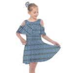  Kids  Shoulder Cutout Chiffon Dress