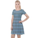  Cap Sleeve Velour Dress 