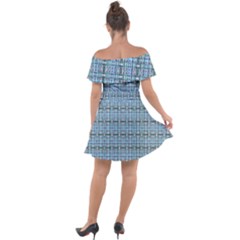 Off Shoulder Velour Dress 