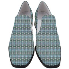Women Slip On Heel Loafers 