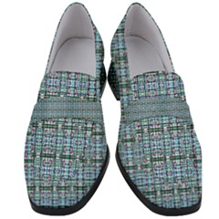 Women s Chunky Heel Loafers 