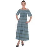  Shoulder Straps Boho Maxi Dress 