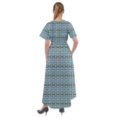 Front Wrap High Low Dress 