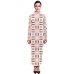 Statement Sock (2) Turtleneck Maxi Dress