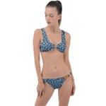 Peacock Ring Detail Crop Bikini Set