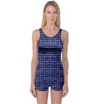 Holoplaid One Piece Boyleg Swimsuit
