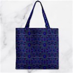 Holoplaid Zipper Grocery Tote Bag