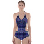 Holoplaid Cut-Out One Piece Swimsuit