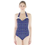 Holoplaid Halter Swimsuit