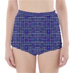 Holoplaid High-Waisted Bikini Bottoms