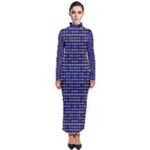Holoplaid Turtleneck Maxi Dress
