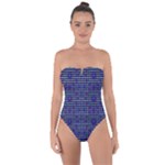 Holoplaid Tie Back One Piece Swimsuit