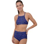 Holoplaid High Waist Tankini Set