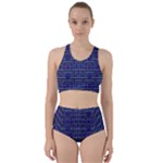 Holoplaid Racer Back Bikini Set