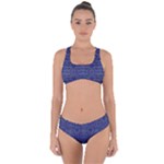 Holoplaid Criss Cross Bikini Set