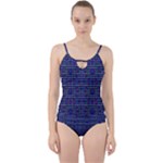 Holoplaid Cut Out Top Tankini Set