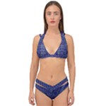 Holoplaid Double Strap Halter Bikini Set