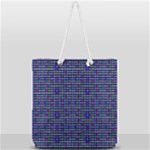 Holoplaid Full Print Rope Handle Tote (Large)
