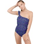 Holoplaid Frilly One Shoulder Swimsuit