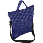 Holoplaid Fold Over Handle Tote Bag