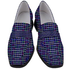 Women s Chunky Heel Loafers 