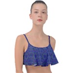 Holoplaid Frill Bikini Top