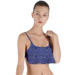 Holoplaid Layered Top Bikini Top 