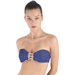 Holoplaid Twist Bandeau Bikini Top