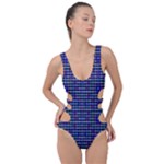 Holoplaid Side Cut Out Swimsuit