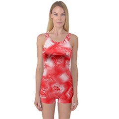 One Piece Boyleg Swimsuit 