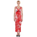Redderite Fitted Maxi Dress
