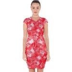 Redderite Capsleeve Drawstring Dress 