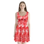 Redderite Split Back Mini Dress 
