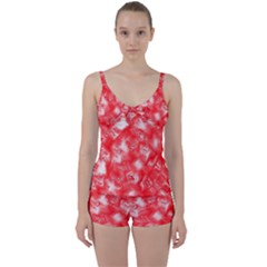 Tie Front Two Piece Tankini 