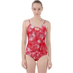 Redderite Cut Out Top Tankini Set