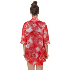 Open Front Chiffon Kimono 