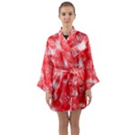Redderite Long Sleeve Satin Kimono