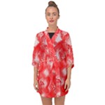 Redderite Half Sleeve Chiffon Kimono