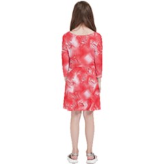 Kids  Quarter Sleeve Skater Dress 